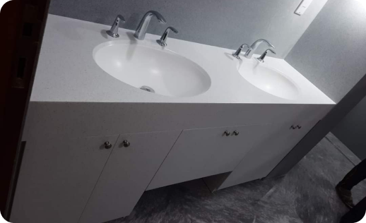 A Corian bathroom